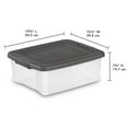 thumbnail image 2 of Sterilite 24 Liter Latch Box, 6 Pk, 2 of 8