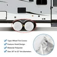 thumbnail image 3 of Set of 4 Waterproof 30"- 32" Wheel Tire Cover RV SUV Truck Trailer Sun Protector, 3 of 11