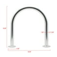thumbnail image 4 of Extreme Max 3006.6907 Universal Aluminum Hand Rail for Pool, Hot Tub, Dock & Deck - 18" H x 16.5" W, 4 of 4