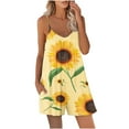 thumbnail image 2 of Combinaison de Loisirs d'Été pour Femmes Shorts Amples avec Poches, 2 of 7