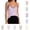 Yellow, variant on Women Sleeveless Striped Crop Cami Tops Spaghetti Strap V Neck Aesthetic Tank Summer Yellow XL(XL)