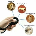thumbnail image 3 of Soumake Pet Trainer Oval Shape Elastic ABS Dog Training Clicker for Outdoor, 3 of 8