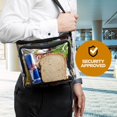 thumbnail image 3 of Stadium Approved Clear Lunch Bag with Adjustable Straps, Front Storage Compartme, 3 of 5