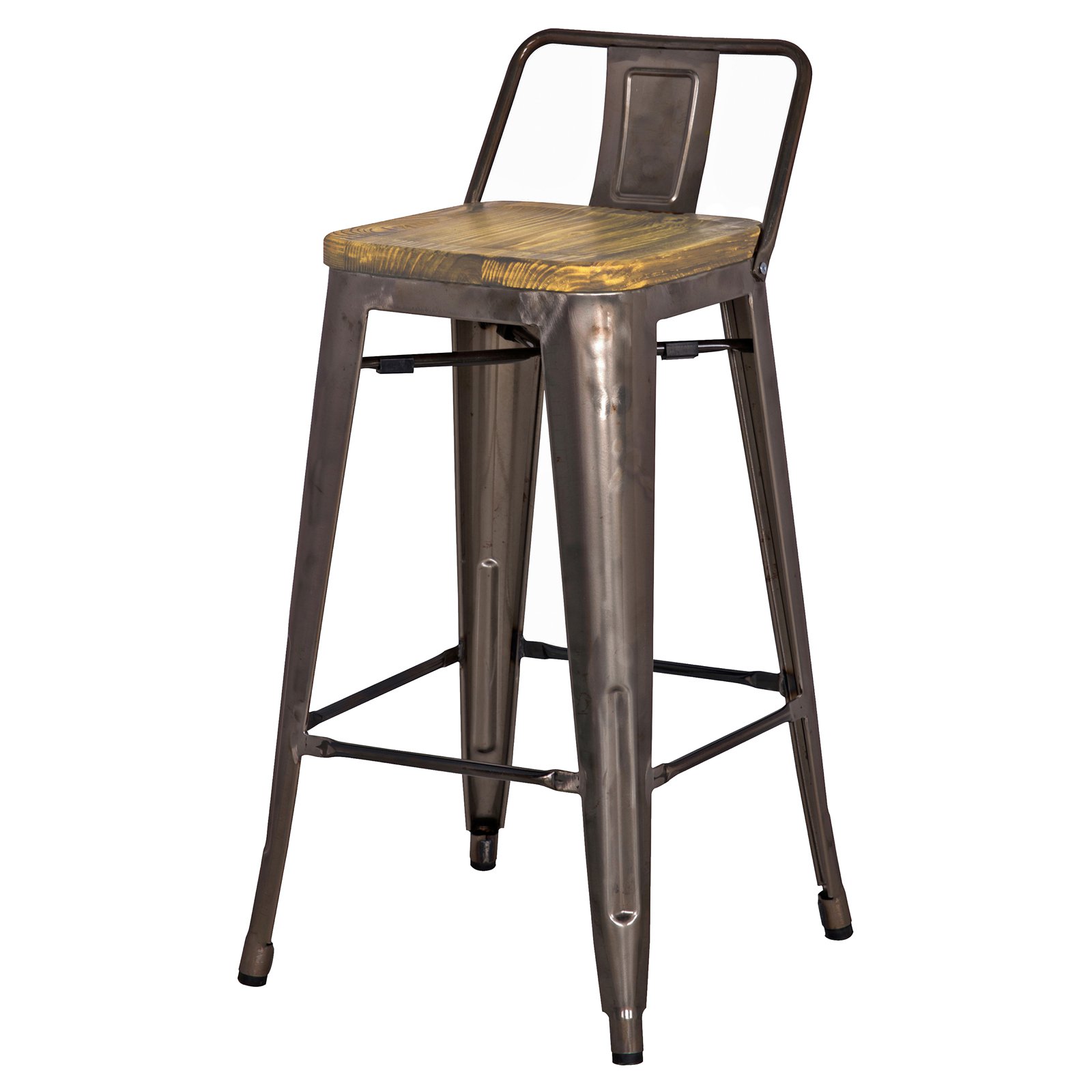 metropolis low back bar stool