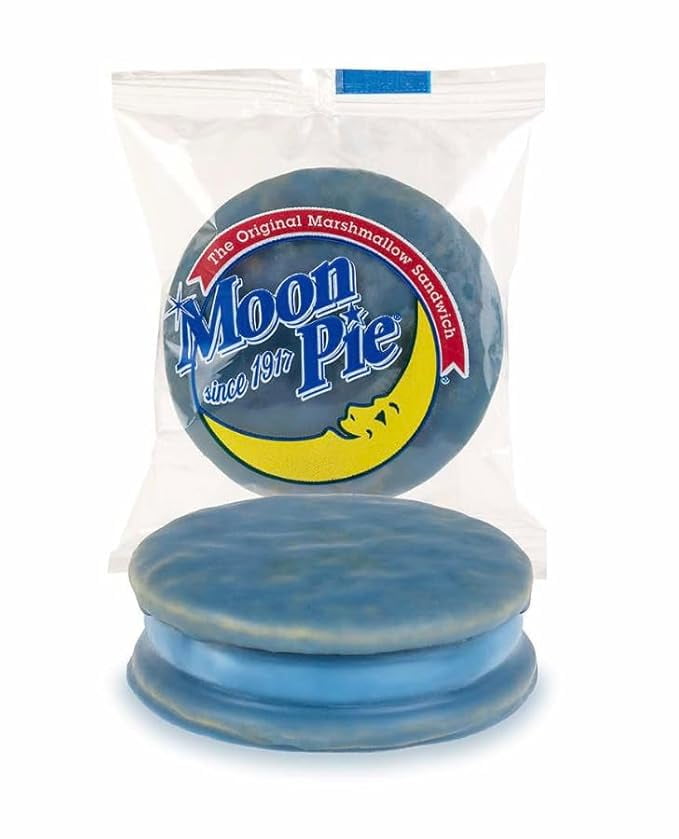 Moon Pies Mini Bulk 72 Individually Wrapped Moon Pie 12 Boxes 6 Each Box Blueberry