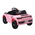 thumbnail image 6 of 12V Electric Ride on Toys with Bluetooth Music, LED Lights, Power Car Wheels, Electric Car for Kids with Parent Remote Control (Pink), 6 of 8