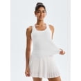 thumbnail image 4 of RUNNING GIRL Women’s Open Back Workout Tank Top Sleeveless Athletic Tennis Shirt Yoga Running Top Sportswear, 4 of 7