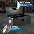 thumbnail image 2 of Qinaqin cm de Alturaeavy- Profundidaduty Steel Truck Cama Tool Caja 48 x 15 Almacenamiento Chest Anti-Leak Anchoeatherproof con 110- Profundidadgree Seguro Lid Adecuado para, 2 of 6