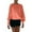 Orange, variant on Busydd Womens Sweatshirt Casual Fall Crewneck Sweatshirts Solid Color Long Sleeve Tops for Woman Lightweight Comfort Basic Hoodie Pullover Tops
