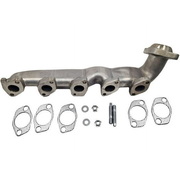 Left Exhaust Manifold - Compatible with 2000 - 2012 Ford E-350 Super Duty 6.8L V10 2001 2002 2003 2004 2005 2006 2007 2008 2009 2010 2011