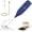 Blue, variant on Handheld Milk Frother 14,000 RPM Drink Mixer Wand with Stand & Stirring Spoon Quiet One-Button Operation, Non-Slip Handle, Detachable Whisk for Coffee, Lattes, Cappuccinos, Matcha ()