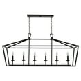thumbnail image 5 of Trans Globe Lighting 10267 Lacey 6 Light 49" Wide Linear Chandelier - Silver, 5 of 7