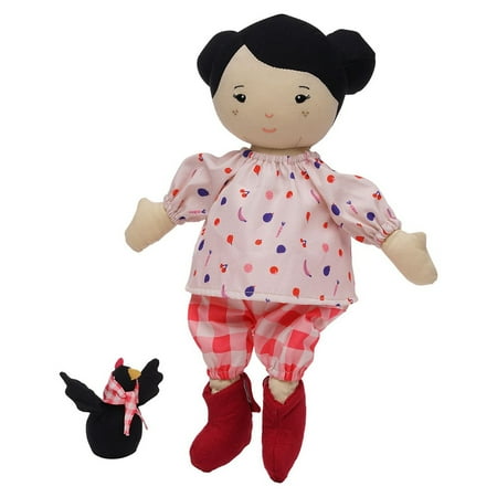 UPC: 0011964509607 | Manhattan Toy Playdate Friends Nico Machine Washable and Dryer Safe 14 Inch Doll with Mini Rooster Stuffed Animal