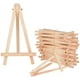 thumbnail image 1 of (15,8 x 8,8 cm) Juego de 20 mini caballetes de madera Soporte para números de mesa triangular Soporte para mesa Phtot para decoración de mesa de boda Oficina de cumpleaños, 1 of 5