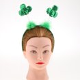 thumbnail image 2 of Diadema Irlandesa del Trébol Sunnimix Verde para Fiesta de San Patricio, 2 of 6