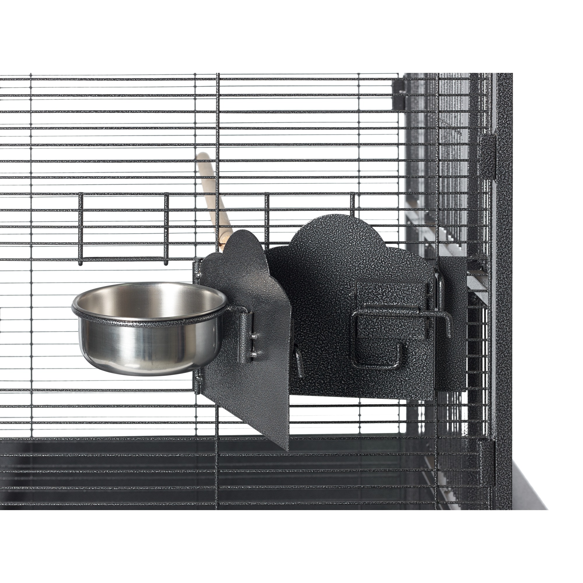 Prevue Pet Products Park Plaza Bird Cage, Black Hammertone