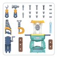 thumbnail image 2 of Outils de Simulation Jouet 37 Pcs/ensemble Mini Chariot de Rangement Durable Jouet pour Enfants Cadeaux, 2 of 6
