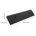 thumbnail image 2 of XIBUFE 2026 New 2Pcs Lightweight Plastic Driveway Ramps Portable Trailer Ramps for Steps Heavy-Duty Shed Ramp Lawn Mowers Ramp Doorway Ramp Plastic Curb Ramp for Cars Truck Scooter, 2 of 7
