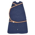 thumbnail image 3 of Halo navy/orange ideal temp sleepsack swaddle -S, 3 of 3