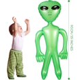 thumbnail image 1 of OVNI ET Alien muñeca inflable de PVC para adultos y niños, juguete de Horror para Halloween, Navidad, fiesta de cumpleaños, tesoros novedosos, fiesta del espacio exterior, 1 of 4