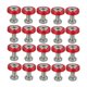 thumbnail image 1 of 20uds Guardabarros Parachoques Arandela Perno Tuercas Kit Sujetador Unique Bargains Rojo, 1 of 1
