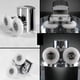 thumbnail image 3 of 4pcs Shower Door Wheels 23mm Shower Door Rollers Heavy Duty Zinc Alloy Wheel For Both Flat Sliding -CN-AA, 3 of 5