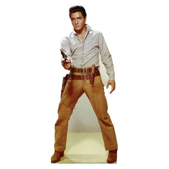Advanced Graphics Lifesize Wall Decor Cardboard Standup Poster Elvis Gunfighter