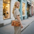 thumbnail image 7 of FORMRS Women Crossbody Purse with Chain Strap Vegan Leather Shoulder Handbag, Fall Pattern, 7 of 7
