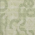 thumbnail image 3 of HomeRoots 676524 10 x 14 ft. Artichoke Green & Gray Geometric Transitional Washable Machine Made Rectangle Area Rug with UV Protection, 3 of 9
