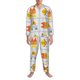 thumbnail image 3 of Balery Construction Equipments Worker Pijama para Hombre de Dos Piezas con Manga Larga, Conjunto de Dormir y Descanso Suave con Bolsillos-Medium, 3 of 7