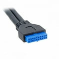 thumbnail image 6 of Chenyang CY Dual Port USB 3.0 Female Panel Type to Motherboard 20Pin Header Cable 50cm Cable, 6 of 6