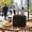 Black, variant on Beige Insulated Lunch Cooler Bag Portable Picnic Carrier With Handle For Travel Office Outdoor