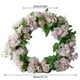 thumbnail image 2 of Puerta artificial Guirnalda de flores Oficina en casa Simulación colgante Decoración floral Banquete de boda Corona de flores falsas, Púrpura Inevent HA9087-03B, 2 of 6