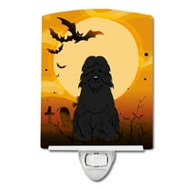 Caroline's Treasures BB4340CNL Halloween Bouvier des Flandres Ceramic Night Light, 6x4x3", multicolor