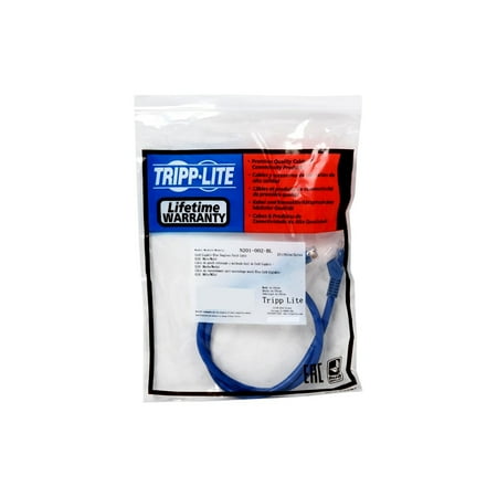 Tripp Lite Cat.6 Gigabit Patch Cable - 1 X Rj-45 Male - 1 X Rj-45 Male - 2ft - Blue (n201002bl)