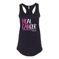 thumbnail image 2 of Faith Jesus Believe Awareness Ladies Racerback Tank Top, Black, Small, 2 of 3