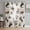 Off-White, variant on Sheer Curtains 45 Inch Length 2 Panels Set for Kitchen, Western Cowboys Semi Sheer Curtains for Windows, Brown Vintage Country Cactus Voile Window Treatments Rod Pocket Curtain