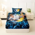 thumbnail image 4 of Erosebridal Soccer Theme Twin Sheet Sets,Boys Ball Sport Bedding For Kids 3 Pieces, 4 of 6