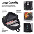 thumbnail image 6 of Naloa Hawaiian Style Bald Eagle Print Large Capacity Backpack Lunch Bag Pencil Case Combination 3 Piece Set for Student, 6 of 8