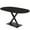 Black Cypress w/Matte Black Base no Electric, variant on 6 Person Racetrack Conference Table With X Base Data And Electric Unit