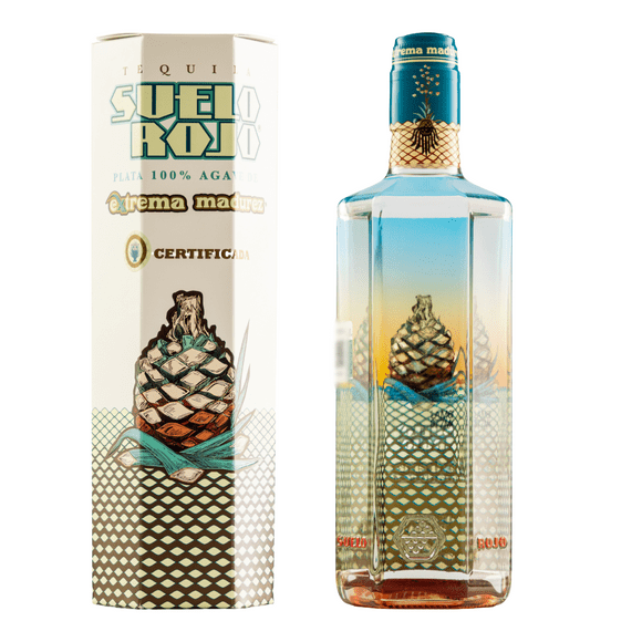 Tequila Suelo Rojo Plata Extrema Madurez 750 Ml Suelo Rojo Tequila, Plata
