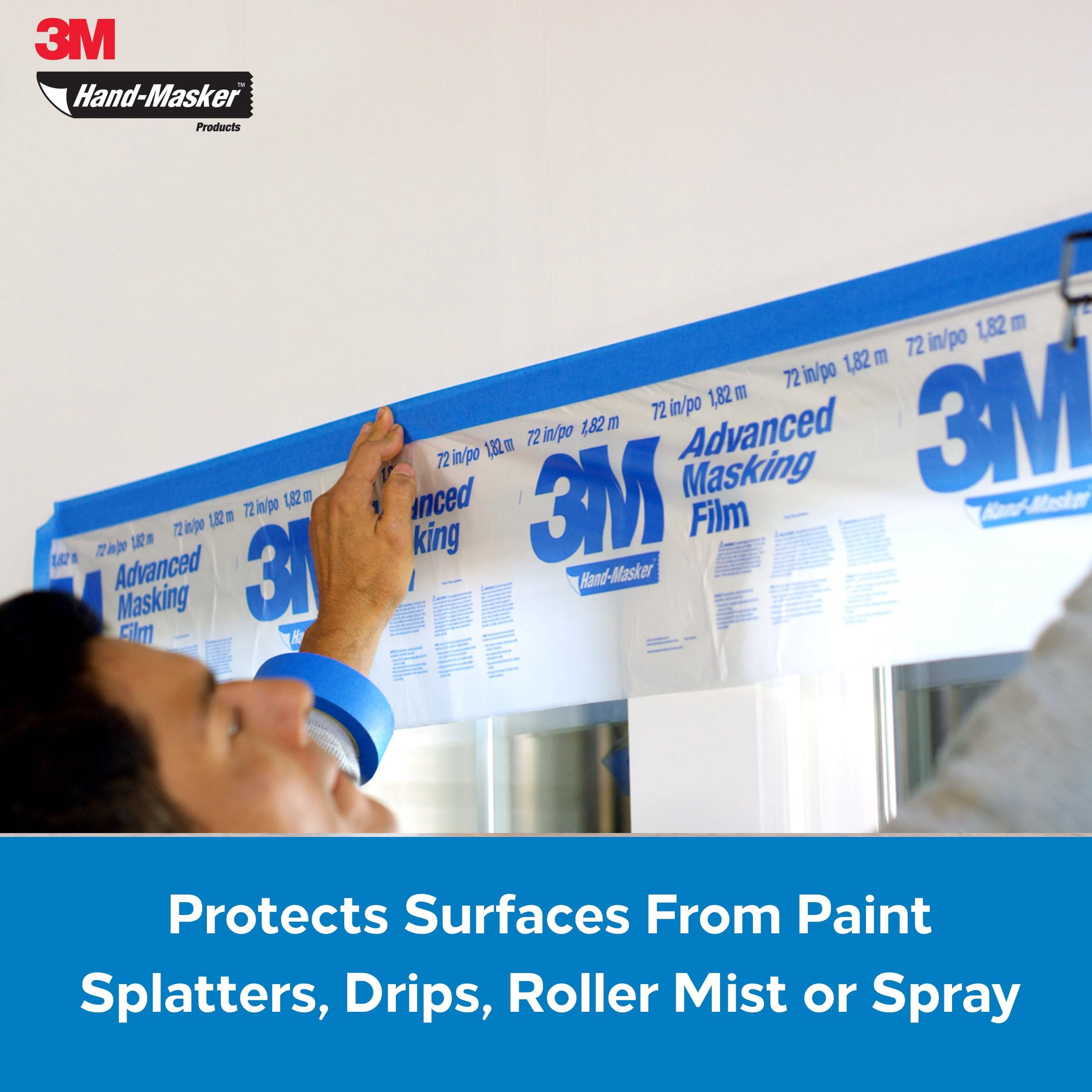 3M Hand-Masker Pre-Assembled Masking Film & Tape Kit M3000-PAK-WE