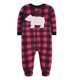 thumbnail image 3 of Footed Warm Baby Rompers 2023 Spring Fall Micro Polar Fleece Hot Baby Pajamas jumpsuits Infant baby boy girl sleepwear 0/3-12M, 3 of 5