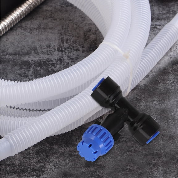 ibasenice 4-Pack Drip Irrigation Hose Connectors for Garden Watering Systems, Plastic with Wide Compatibility