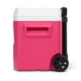 Igloo 16 QT. Laguna Roller Ice Chest Cooler with Wheels Pink