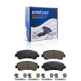 thumbnail image 5 of Detroit Axle - Brake Kit for 2008-2013 Nissan Rogue 2014-2015 Rogue Select Drilled Brake Rotors Ceramic Brake Pads Front and Rear, 5 of 8