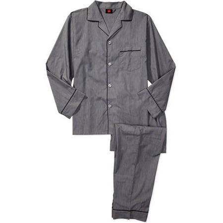 Hanes - Men's 2-Piece Piped Pajamas