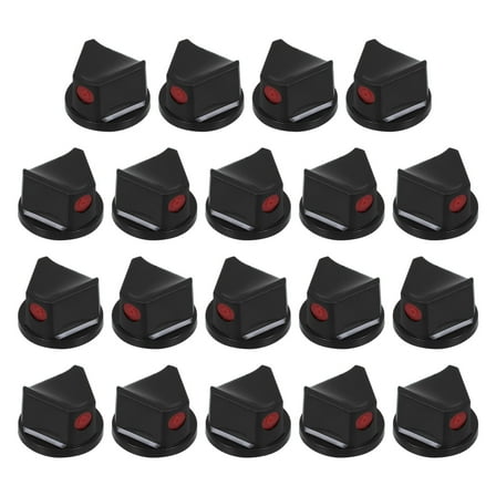 MIPCASE 20Pcs Spray Paint Can Nozzle Tips Black Plastic Replacement Caps for Precise Graffiti and Art Spray Painting