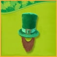 thumbnail image 2 of ZACPNCV St. Patrick's Day Green Leprechaun Hat Accessory Deluxe Green Top Hat Irish Holiday Accessory Green Free Size, 2 of 6