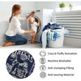 thumbnail image 7 of Yibo Yibo Football Blanket Football Style Travel Blanket Gifts for Men Women Boys Kids Blue Football Blanket, 7 of 7